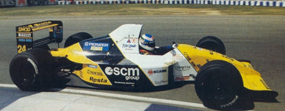 Tameo - TMK126 Minardi M-190 Cosworth- 1990 - White Metal Car Kit - Scale 1:43, Made in Italy