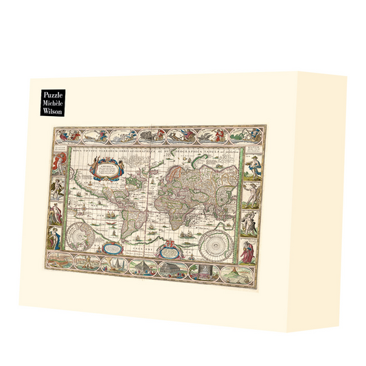 Michele Wilson Puzzles - GRANDE CARTE DU MONDE, 5000 pcs