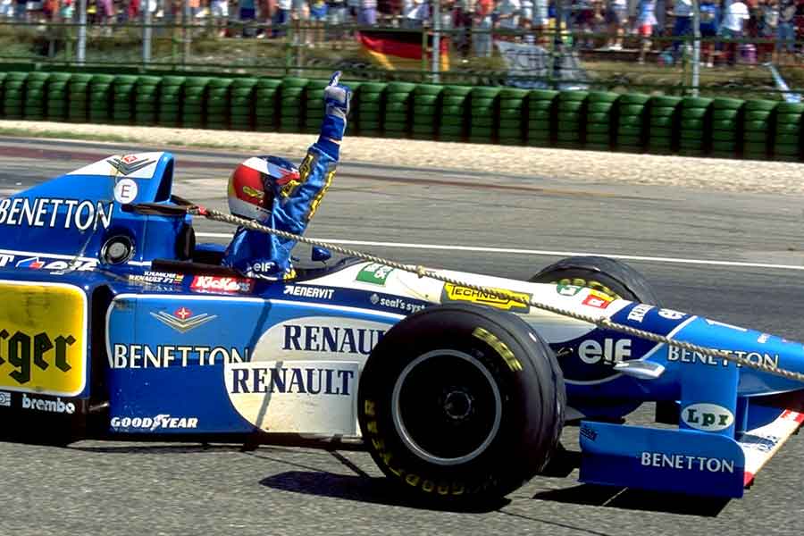 Tameo - TMK206 Bennetton B-195 Renault - 1995 - White Metal Car Kit - Scale 1:43, Made in Italy