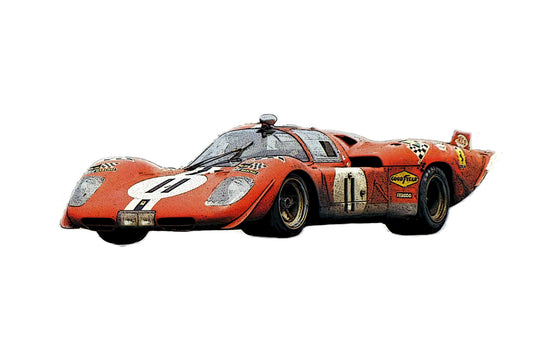 Tameo - S. Posey/ R. Bucknum FERRARI 512 S 1970 24hr Lemans 1:43 Scale