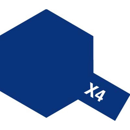 Tamiya - Acrylic Paint X-4 Blue 23ml - #81004