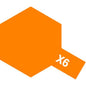 Tamiya - Gloss Acrylic Paint X-6 Orange 23ml - #81006