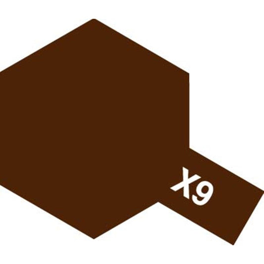 Tamiya - Gloss Acrylic Paint X-9 Brown 23ml - #81009