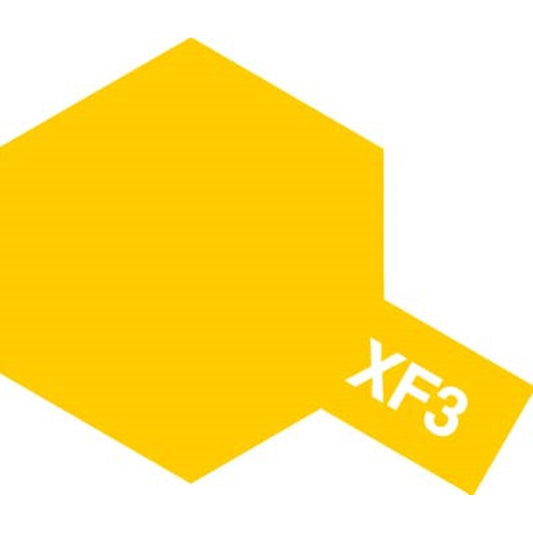 Tamiya - Flat Acrylic Paint XF-3 Yellow 23ml - #81303
