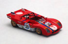 Tameo - TMK018 Formula 1 Ferrari 312PB Sport - White Metal Car Kit - Scale 1:43, Made in Italy