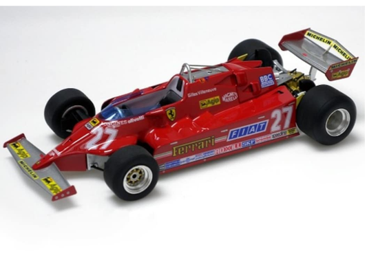 Tameo - TMK 409 Metal Kit 1:43 Scale - Ferrari F1 126CX - Long Beach G.P. 1981 - Gilles Villeneuve