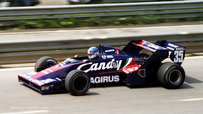 Tameo - SLK112 Toleman TG183B Hart - 1983 Netherlands G.P. - White Metal Car Kit - Scale 1:43, Made in Italy