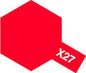 Tamiya - Gloss Acrylic Paint X-27 Clear Red 23ml - #81027