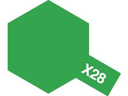 Tamiya - Gloss Acrylic Paint X-28 Park Green 23ml - #81028